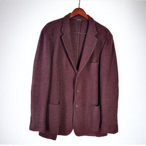 Loro Piana 100% Cashmere Blazer – Made in Italy – Burgundy – size 58